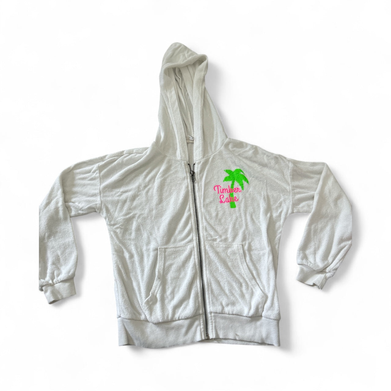 Hooded Terry Zip Up