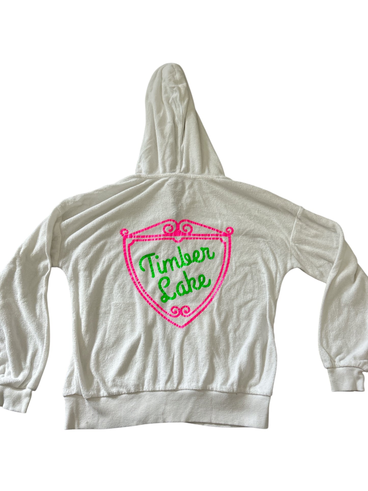 Hooded Terry Zip Up