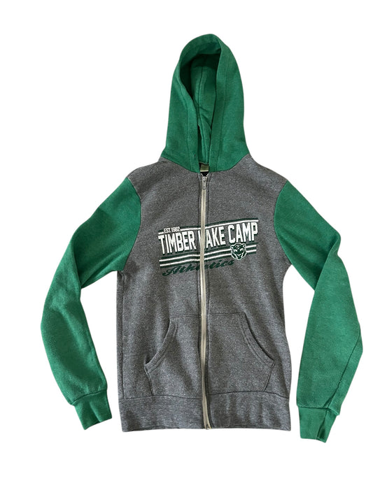 Zip-Up Hooded Sweatshirt