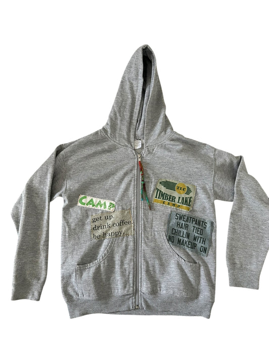 Hooded Zip Up Sweatshirt